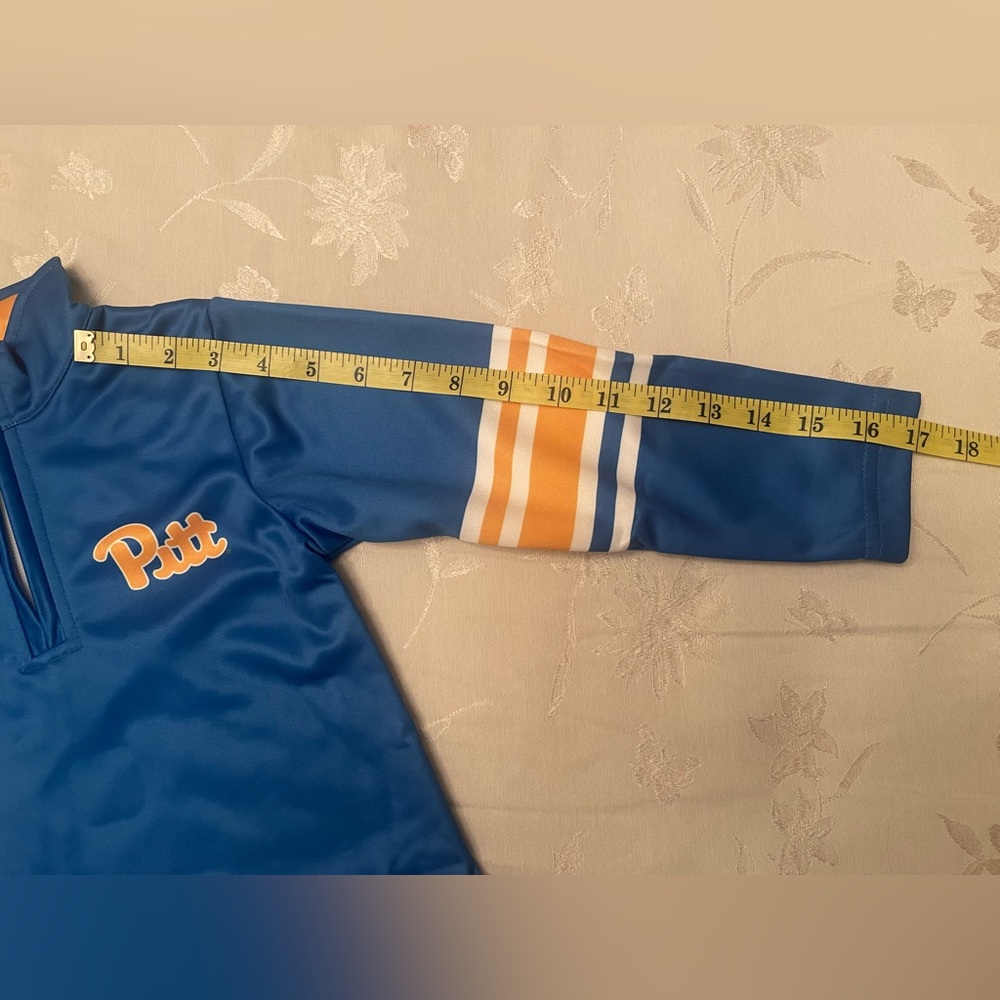 Pittsburgh Panther Vive La Fete Kids Blue Quarter Zip Pullover Size 4 NWT - Picture 7 of 12